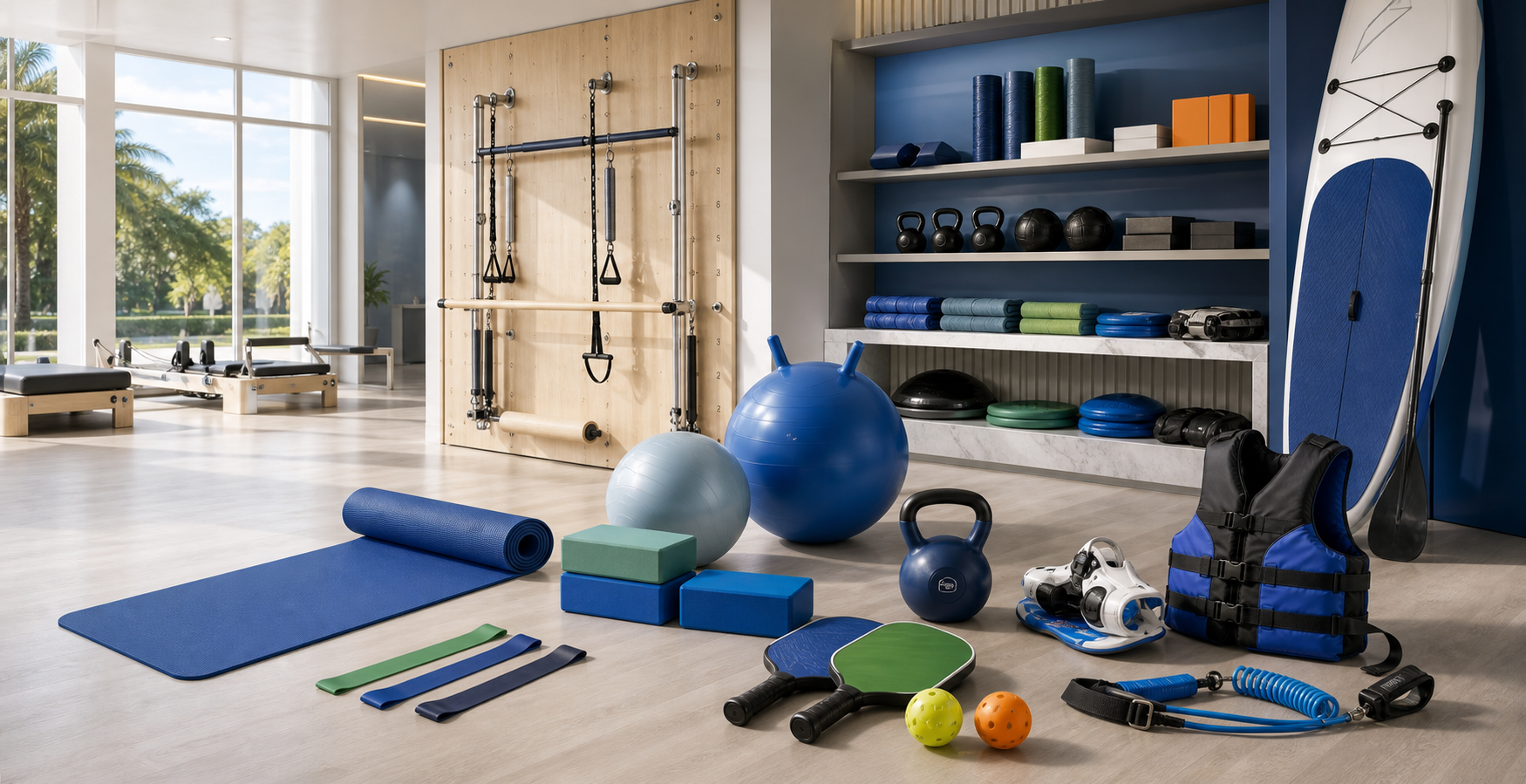 Pilates Rehabilitation Wall by Upstar Sports